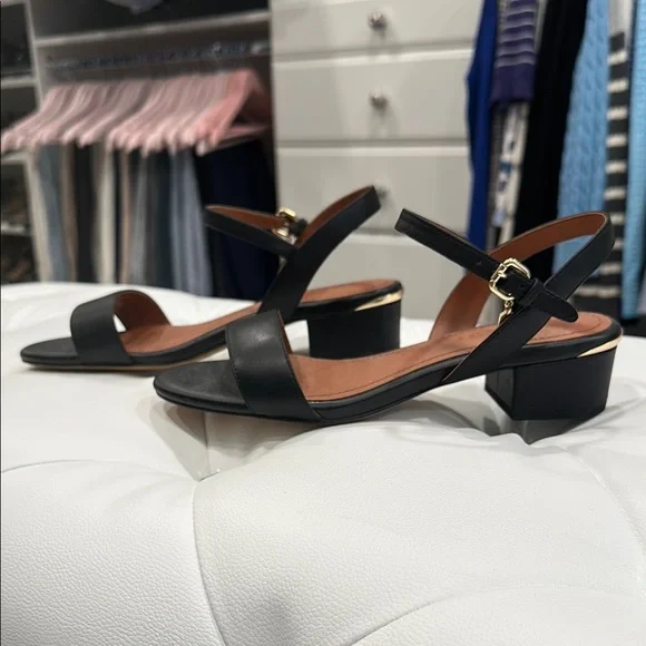 Coach Black Minimalist Sandals - Picture 3 of 7